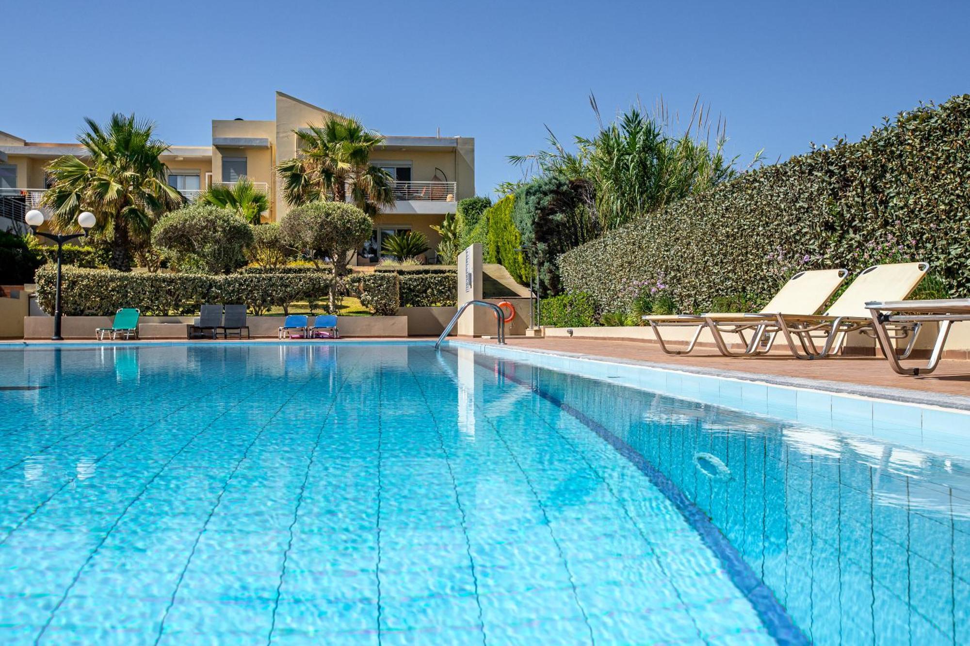 Maleme Yoga Blue Appartement Chania  Buitenkant foto