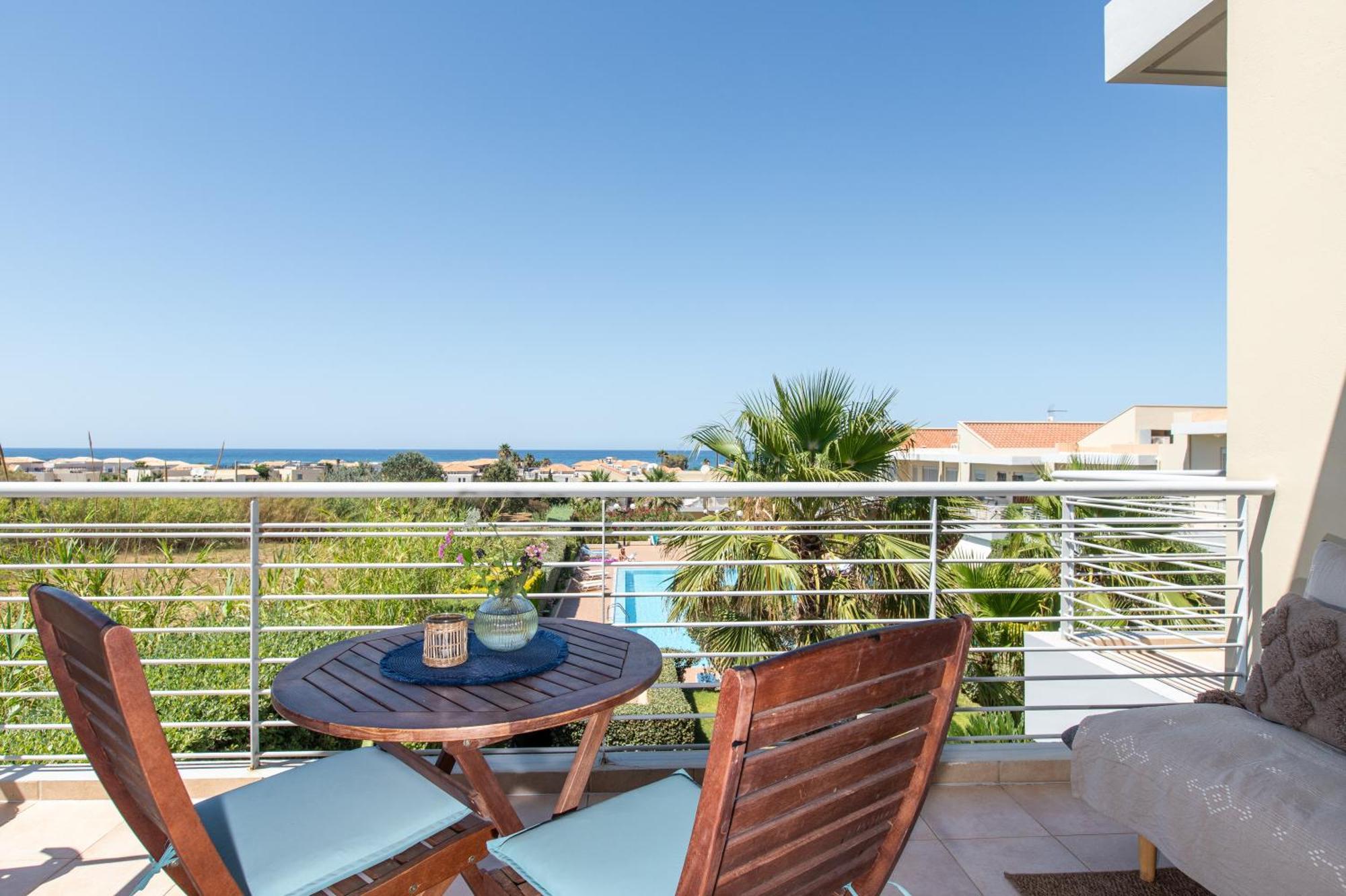 Maleme Yoga Blue Appartement Chania  Buitenkant foto