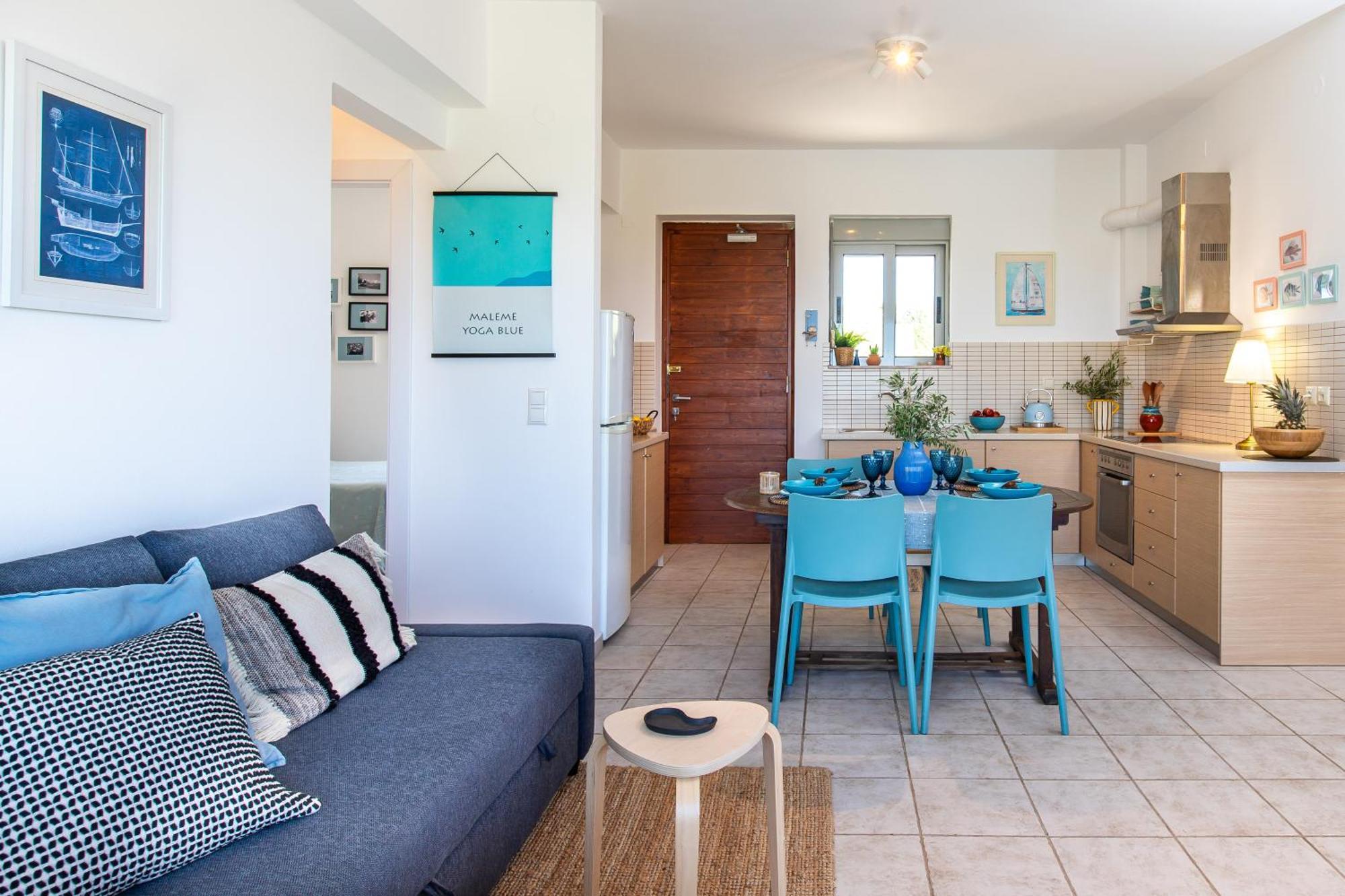 Maleme Yoga Blue Appartement Chania  Buitenkant foto