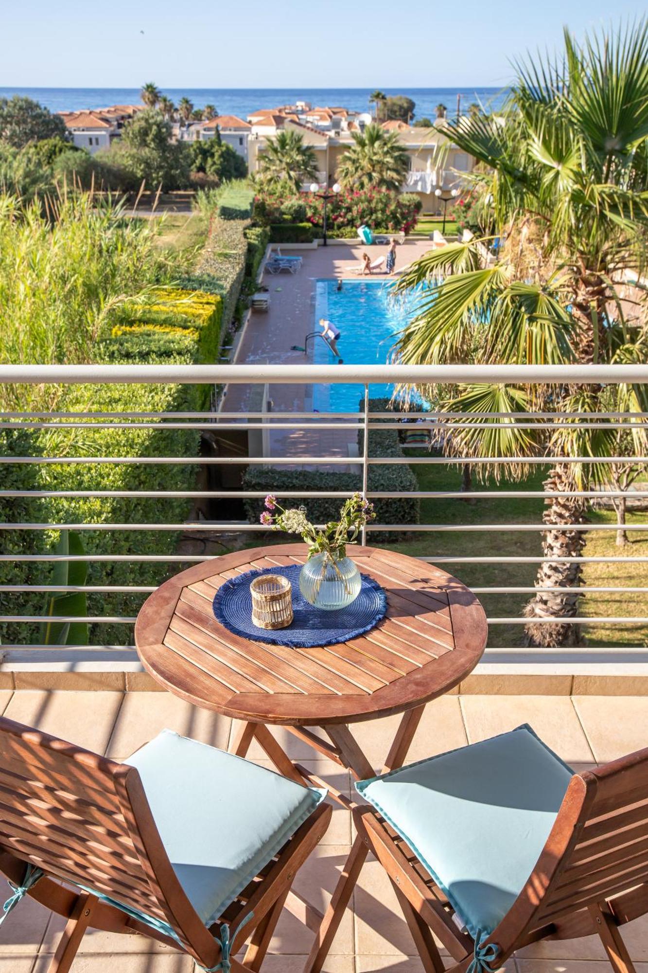 Maleme Yoga Blue Appartement Chania  Buitenkant foto
