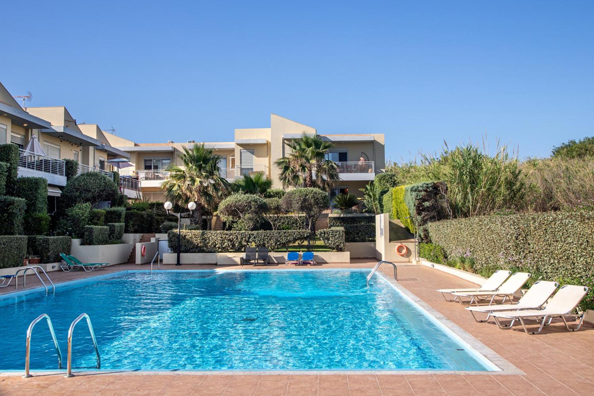 Maleme Yoga Blue Appartement Chania  Buitenkant foto