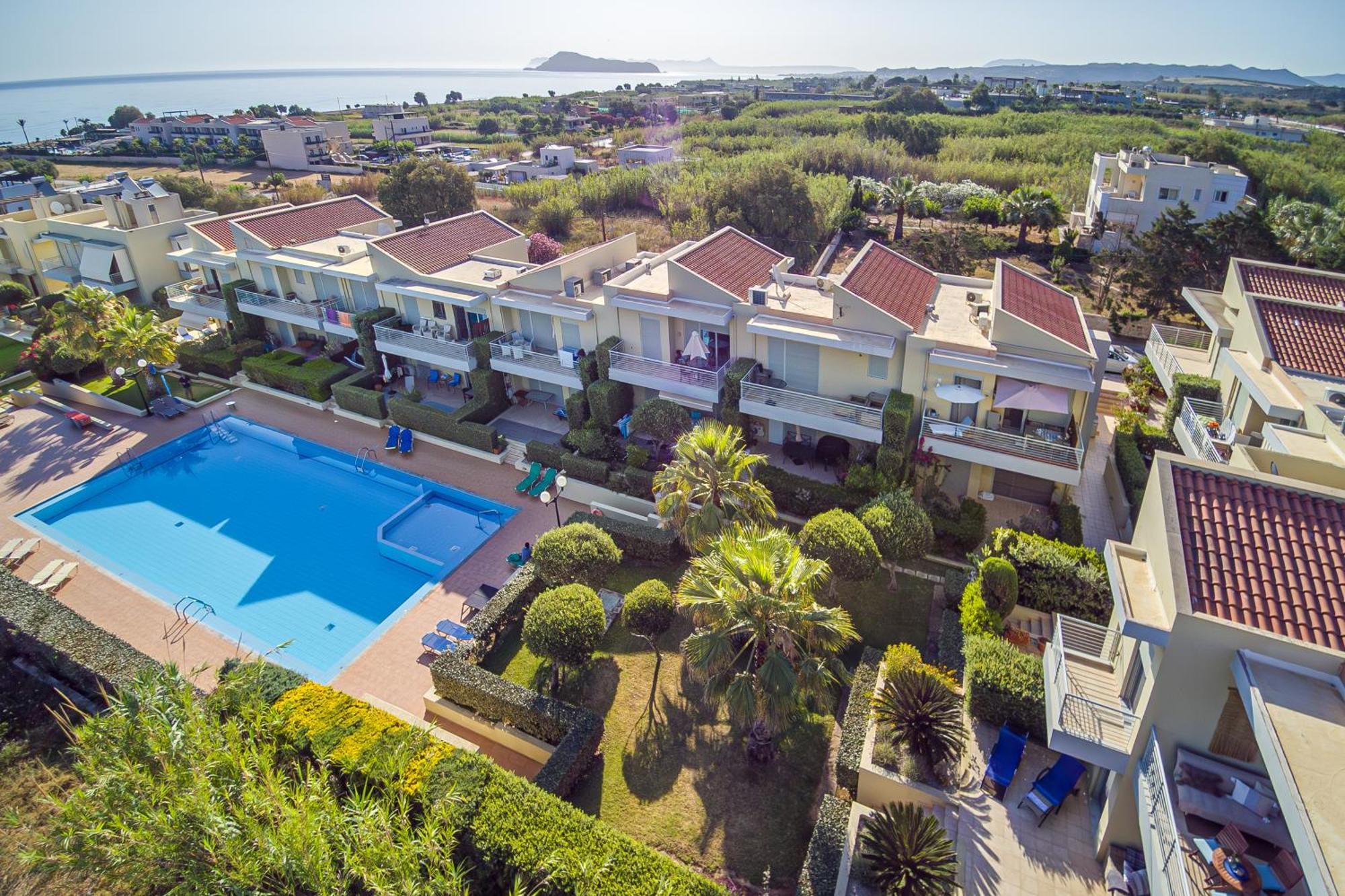 Maleme Yoga Blue Appartement Chania  Buitenkant foto
