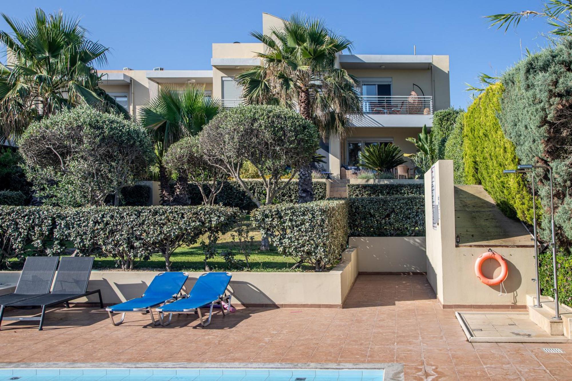 Maleme Yoga Blue Appartement Chania  Buitenkant foto