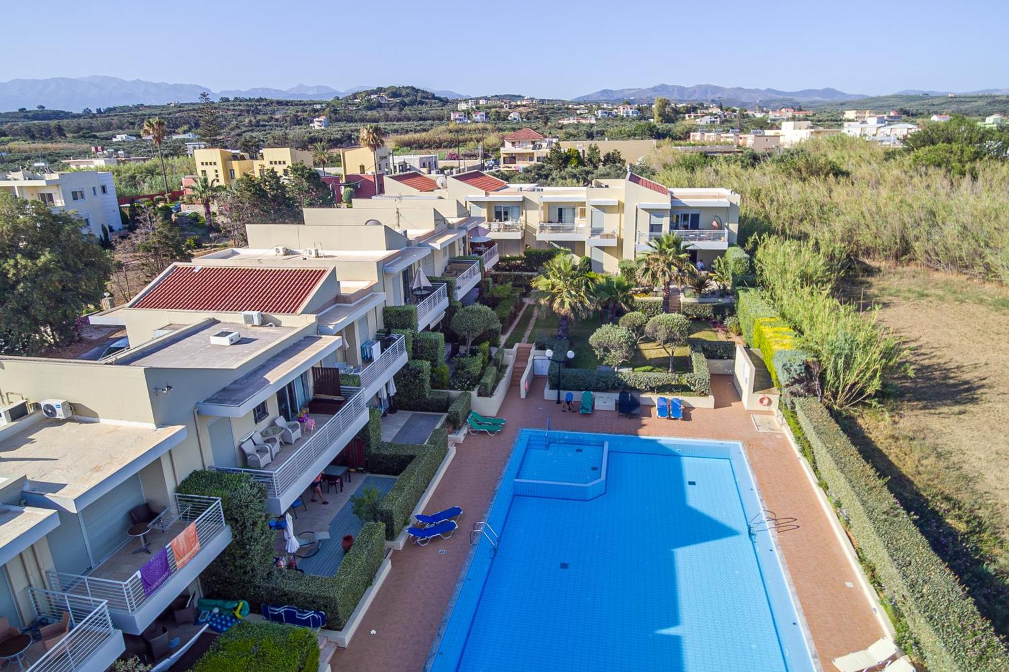 Maleme Yoga Blue Appartement Chania  Buitenkant foto